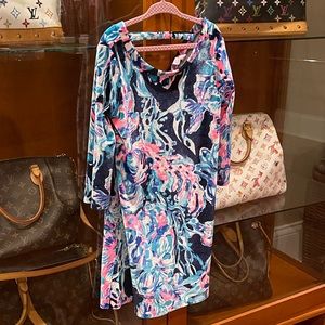 Lilly Pulitzer girls velour dress